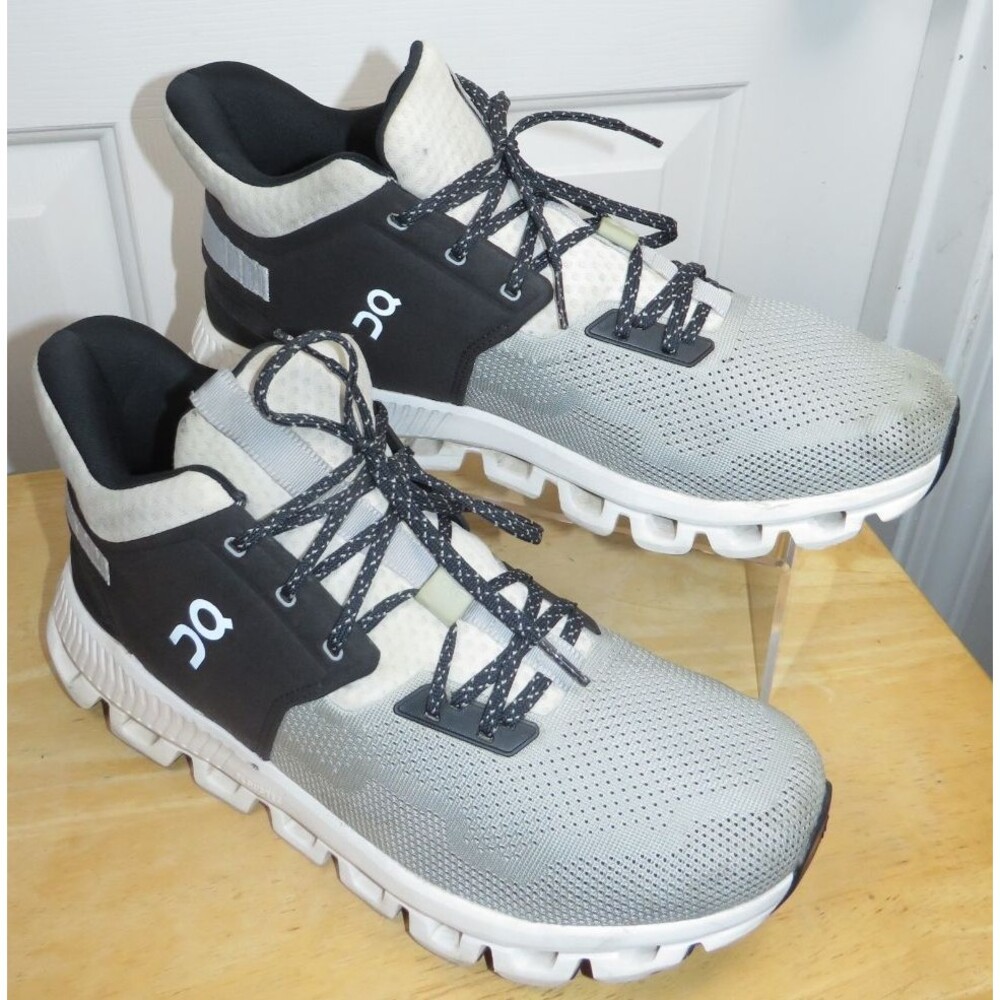 ON Cloud Hi Edge Running Shoes Glacier/Black CloudTec Men’s Size 10.5
